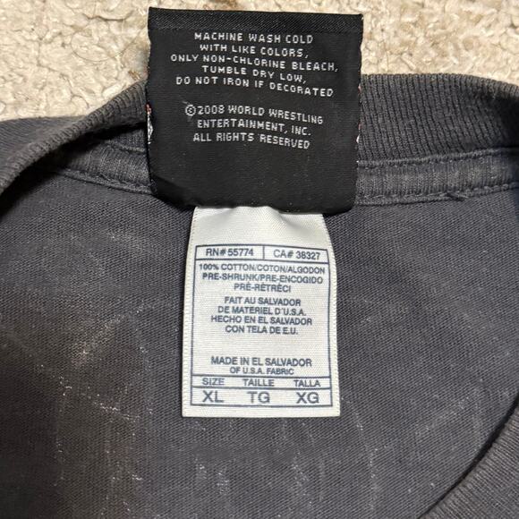 2008 WWE Wrestling Triple H Skull Shirt Size XL - Picture 7 of 9